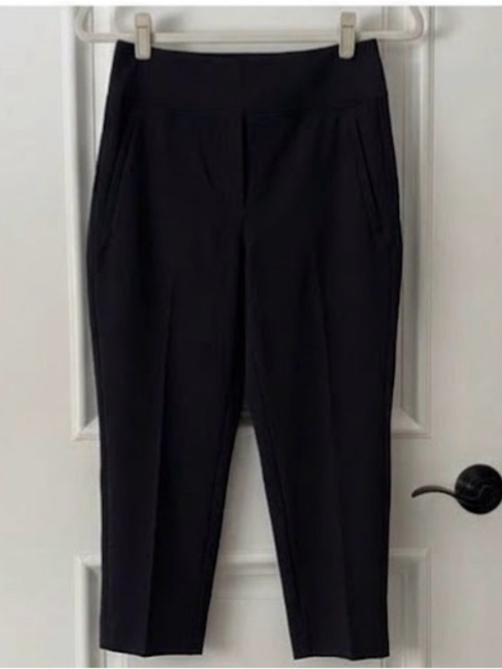 Athleta Black Endless Cropped Tailored Ponte Pants
